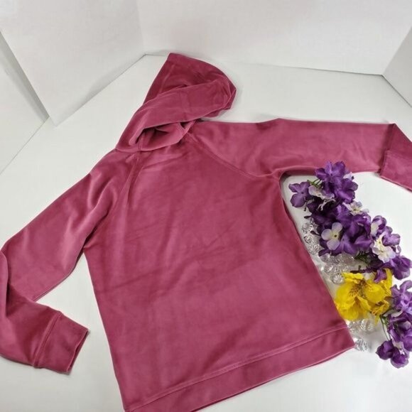 32 Degrees Heat Hoodie Girls Top Pullover Velour Blouse Sweatshirt Long Sleeve - Picture 6 of 10